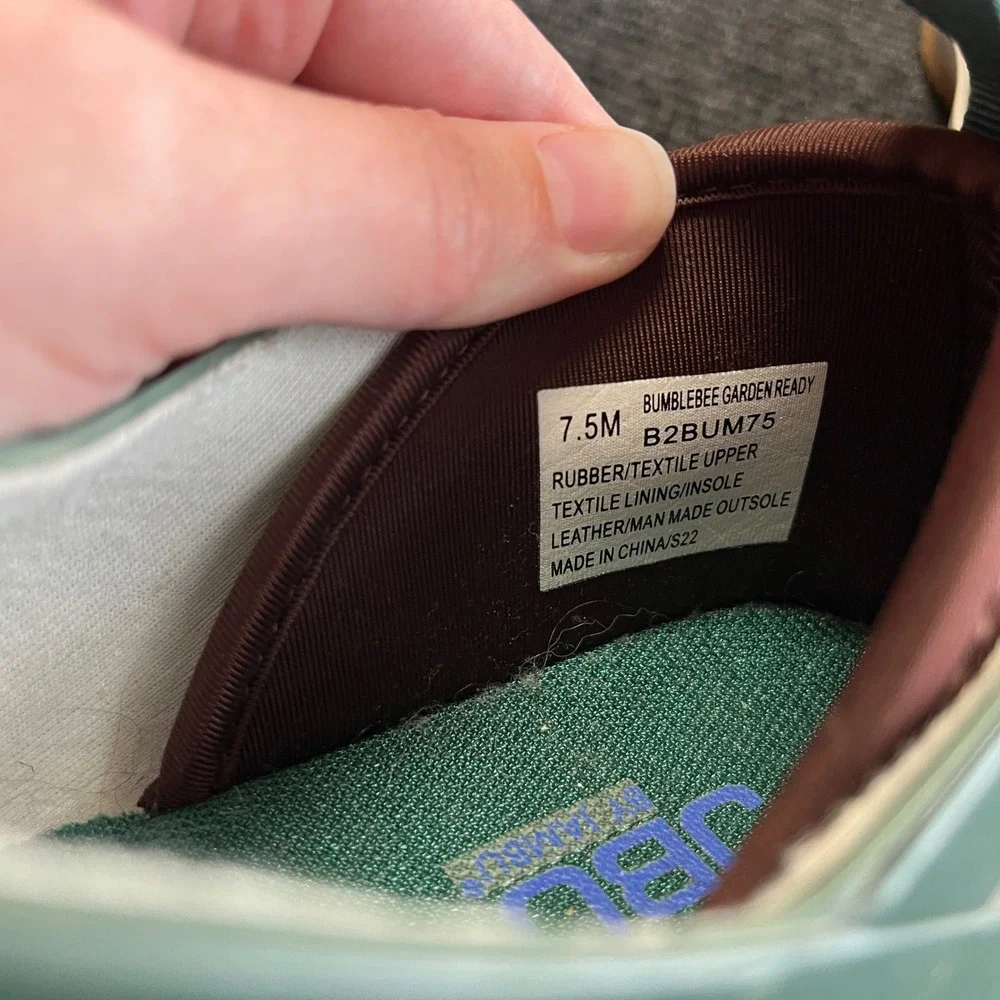 JBU Jambu Bumblebee Garden Ready Shoes mens 7.5 Green Waterproof Rain Clogs